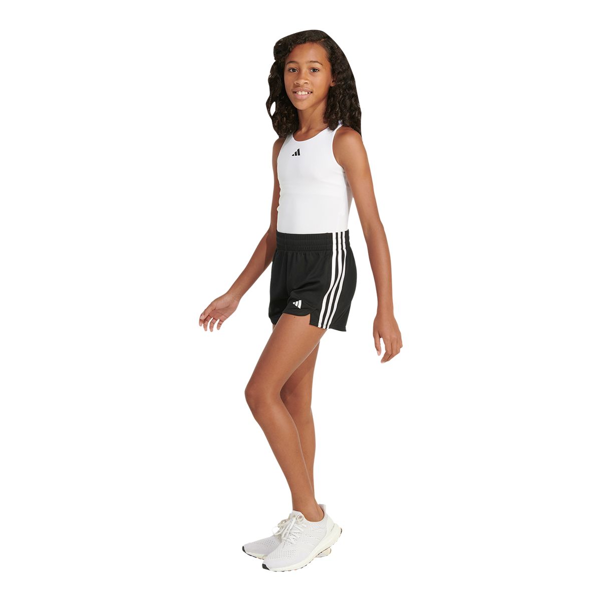 adidas Kids' 3-Stripes 3 Inch Mesh Shorts