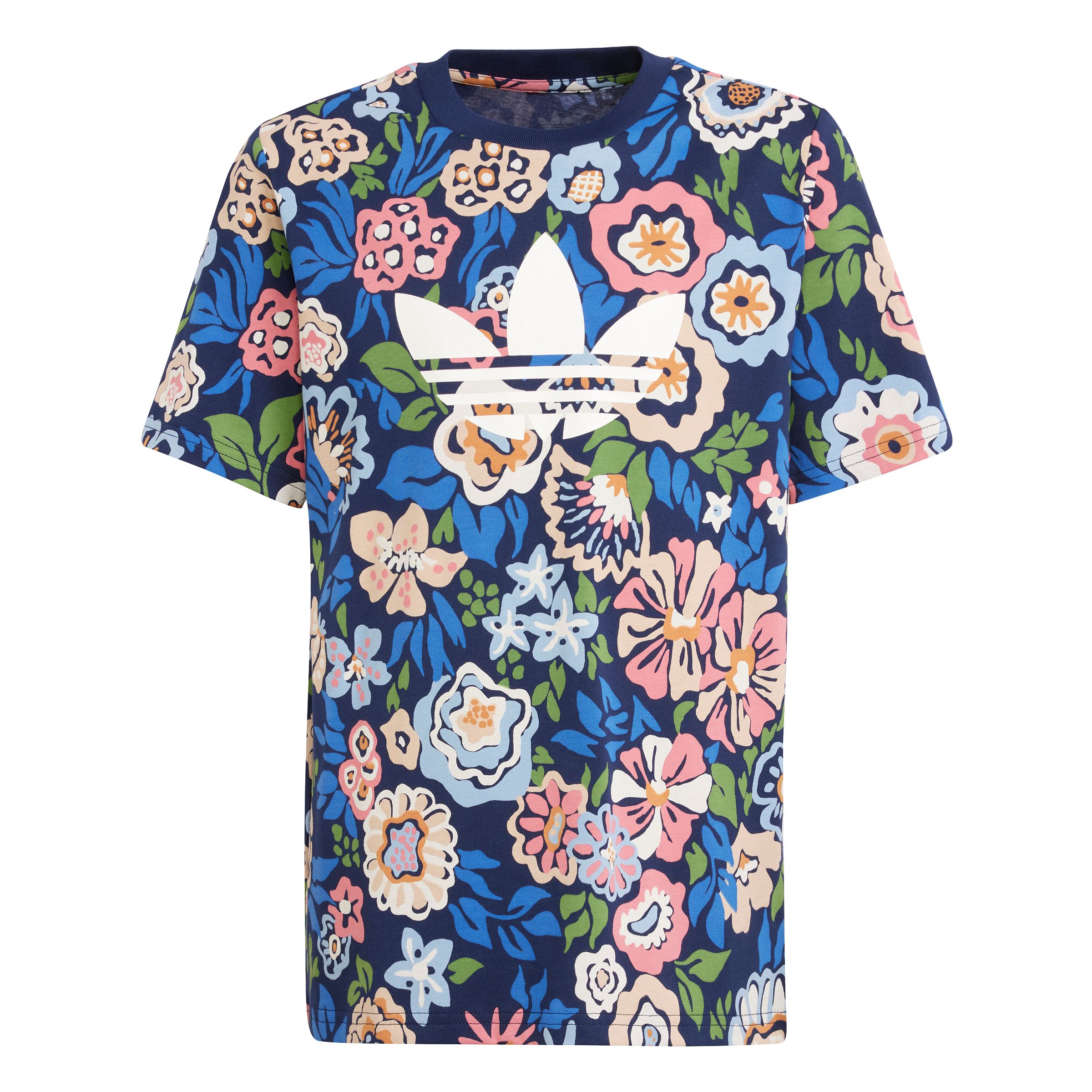 adidas Originals Girls' Night Flower T-Shirt