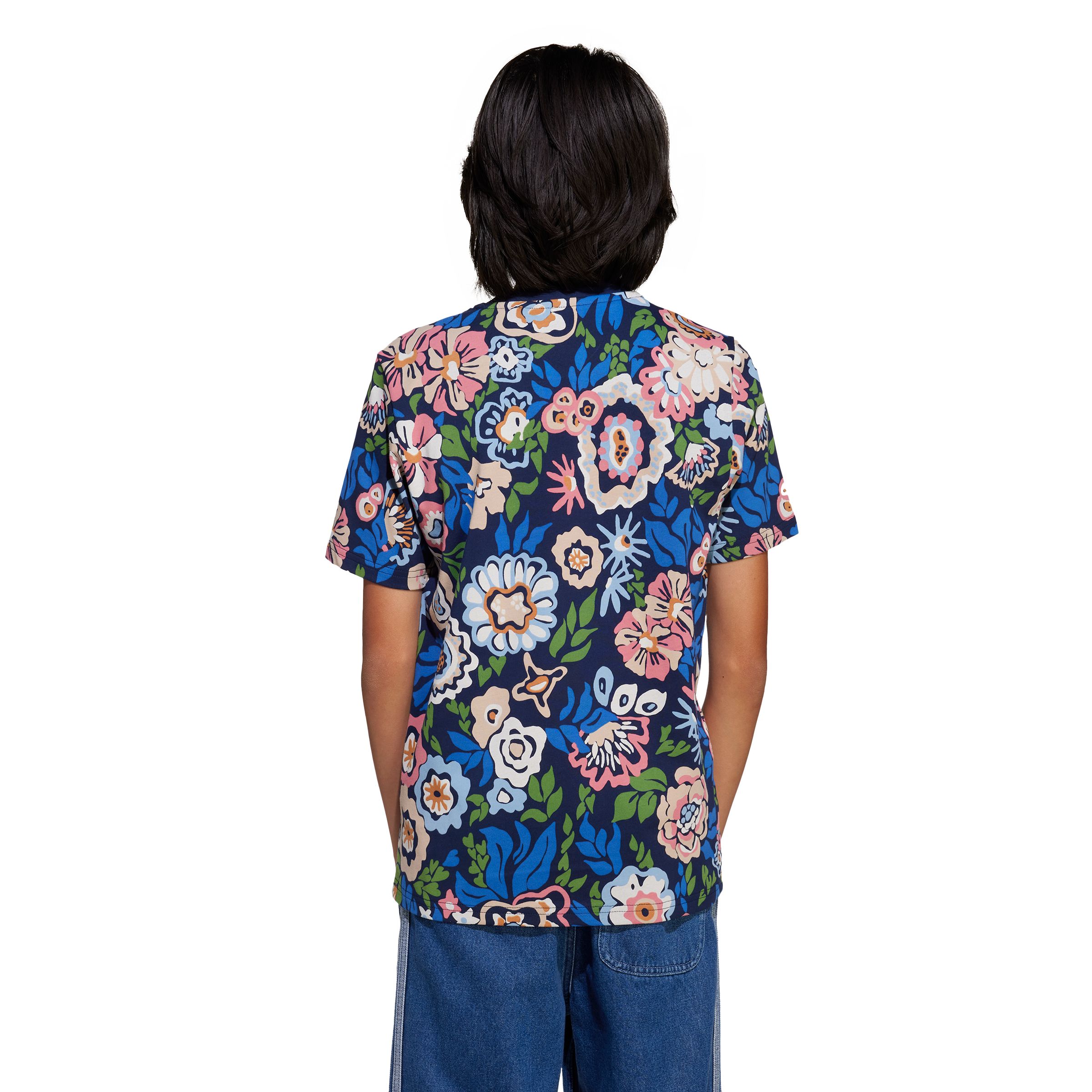 adidas Originals Girls' Night Flower T-Shirt