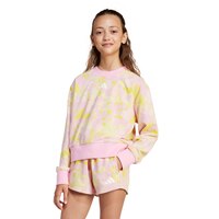 adidas Junior Girls' French Terry Flower Sweatshirt Front_Angled_Left