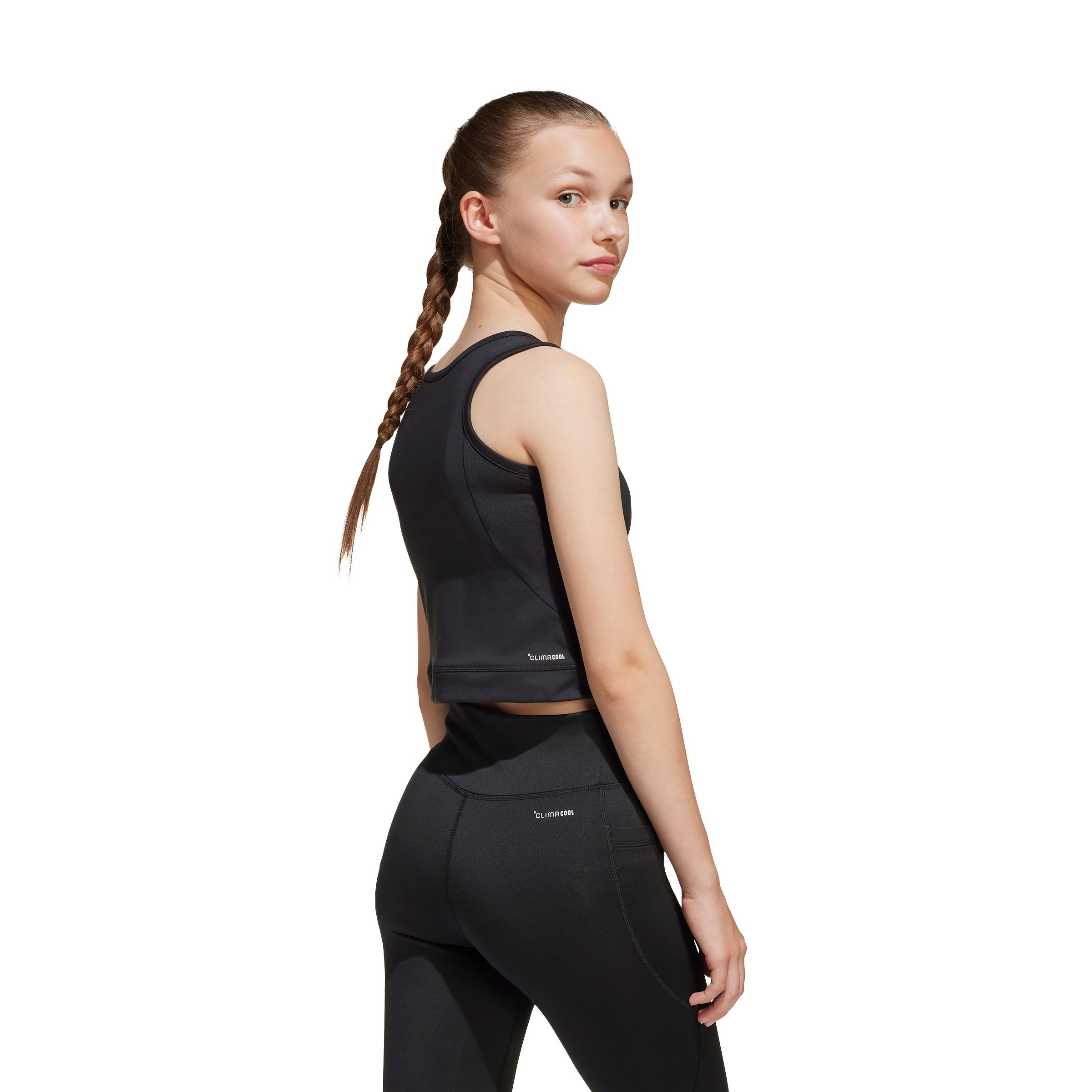 adidas Junior Girls' Fave Sports Crop top