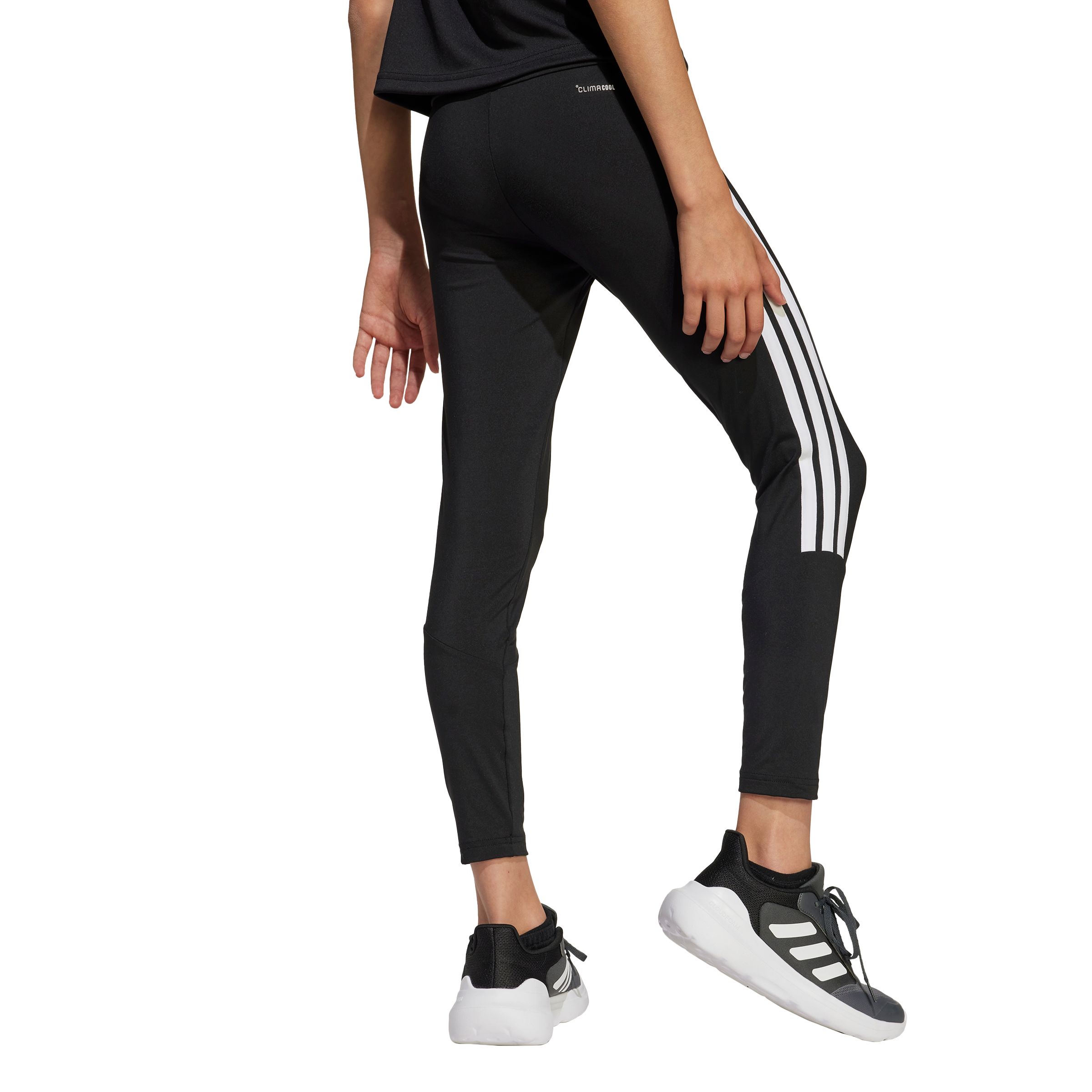 adidas Junior Girls' TR Essentials 3-Stripe Leggings
