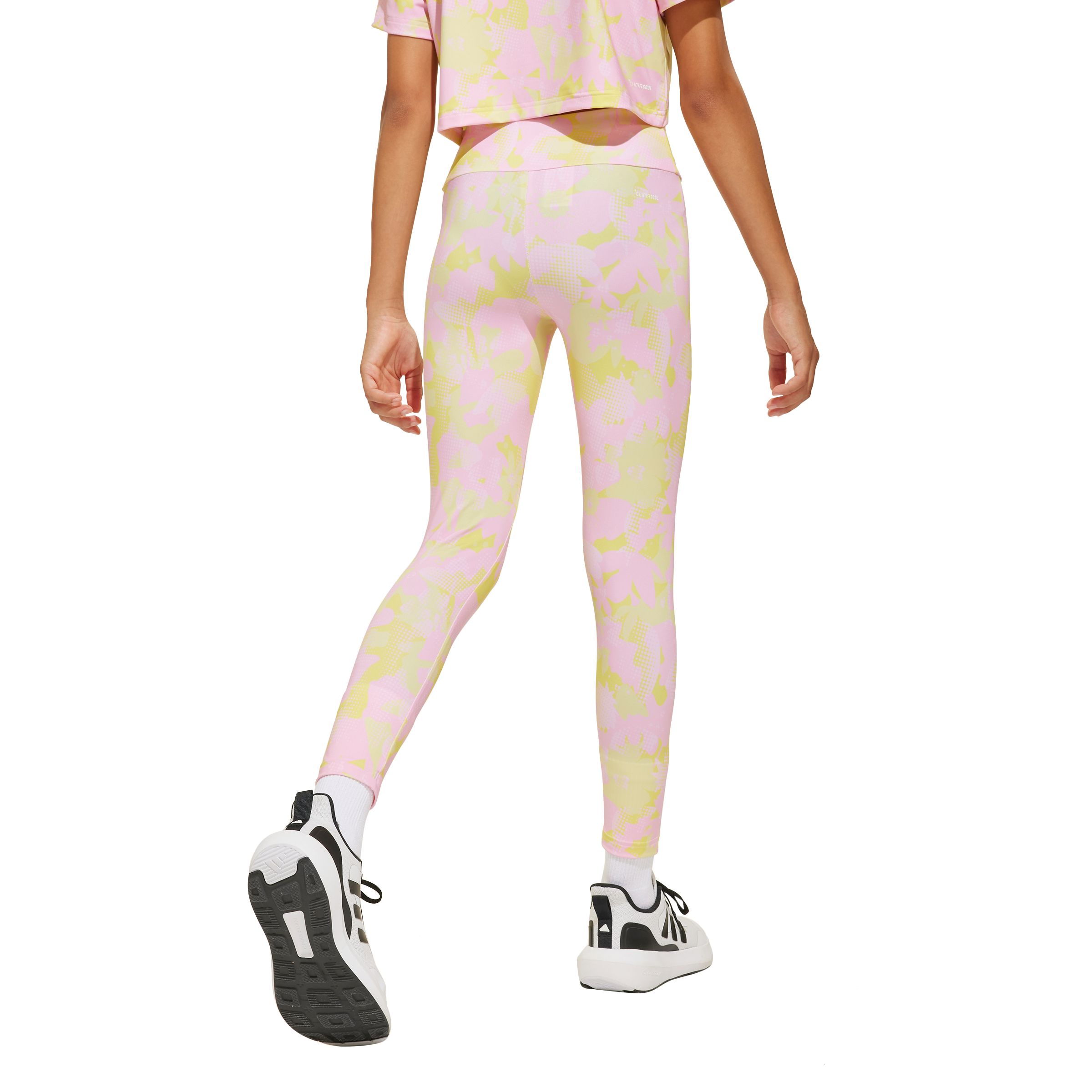 adidas Junior Girls' Essentials Flower Leggings