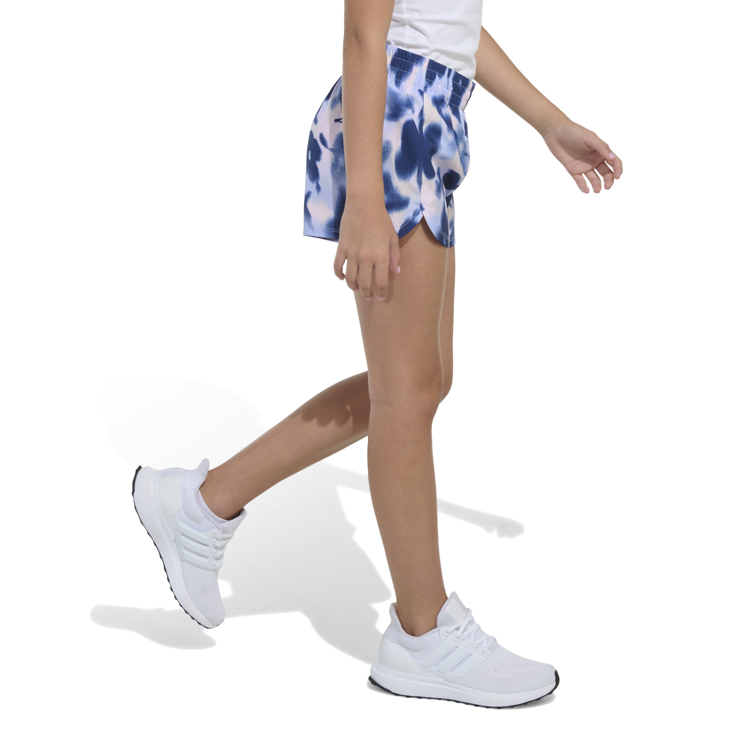 adidas Girls' All Over Print Woven Pacer Shorts