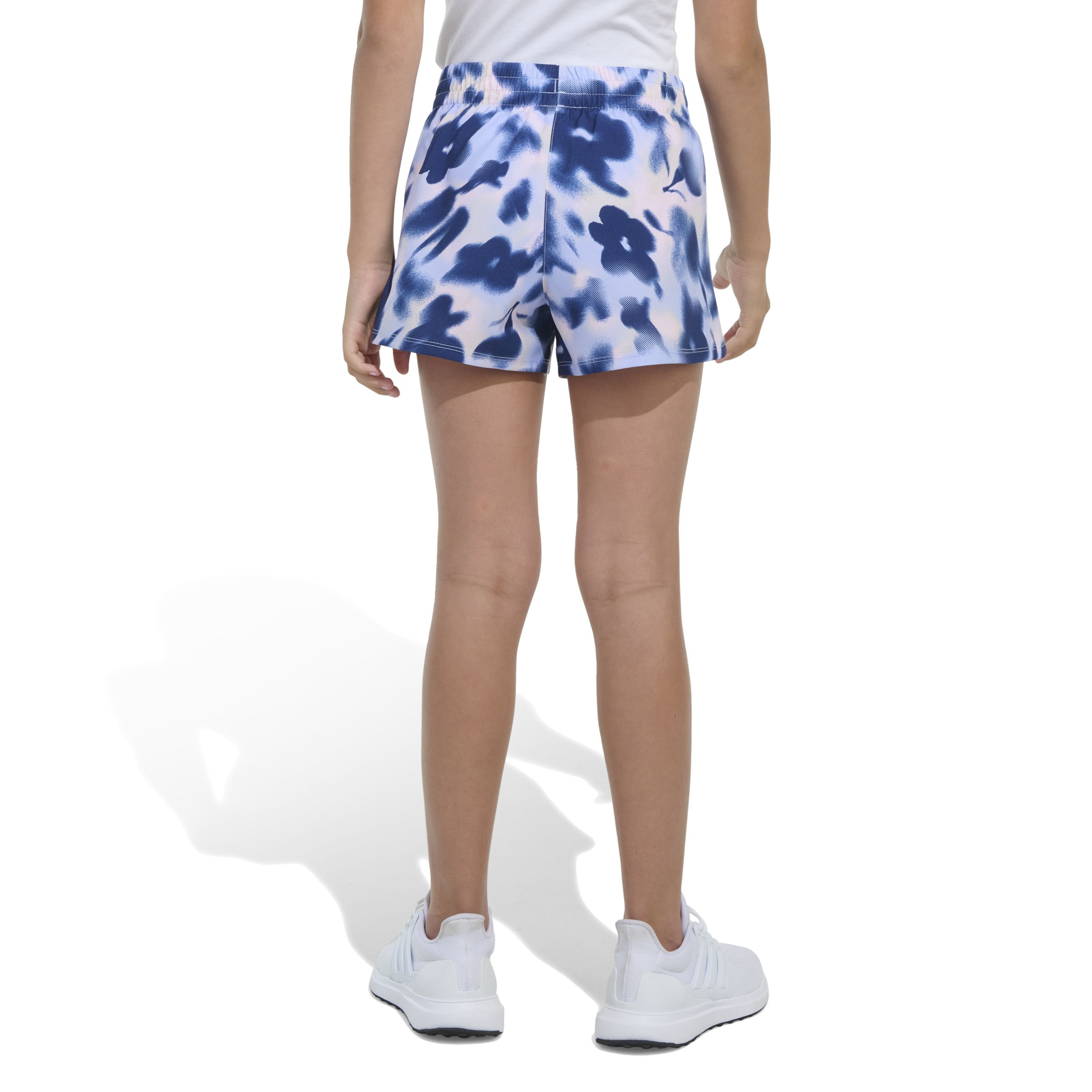 adidas Girls' All Over Print Woven Pacer Shorts