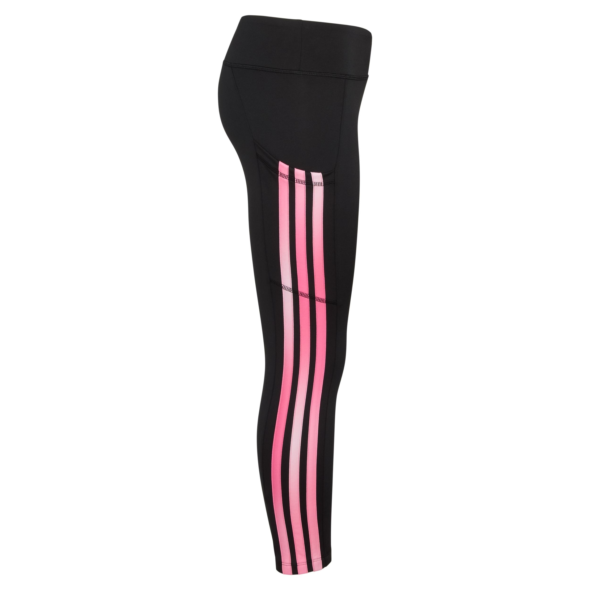 adidas Girls' 3-Stripe Cell Pocket Leggings
