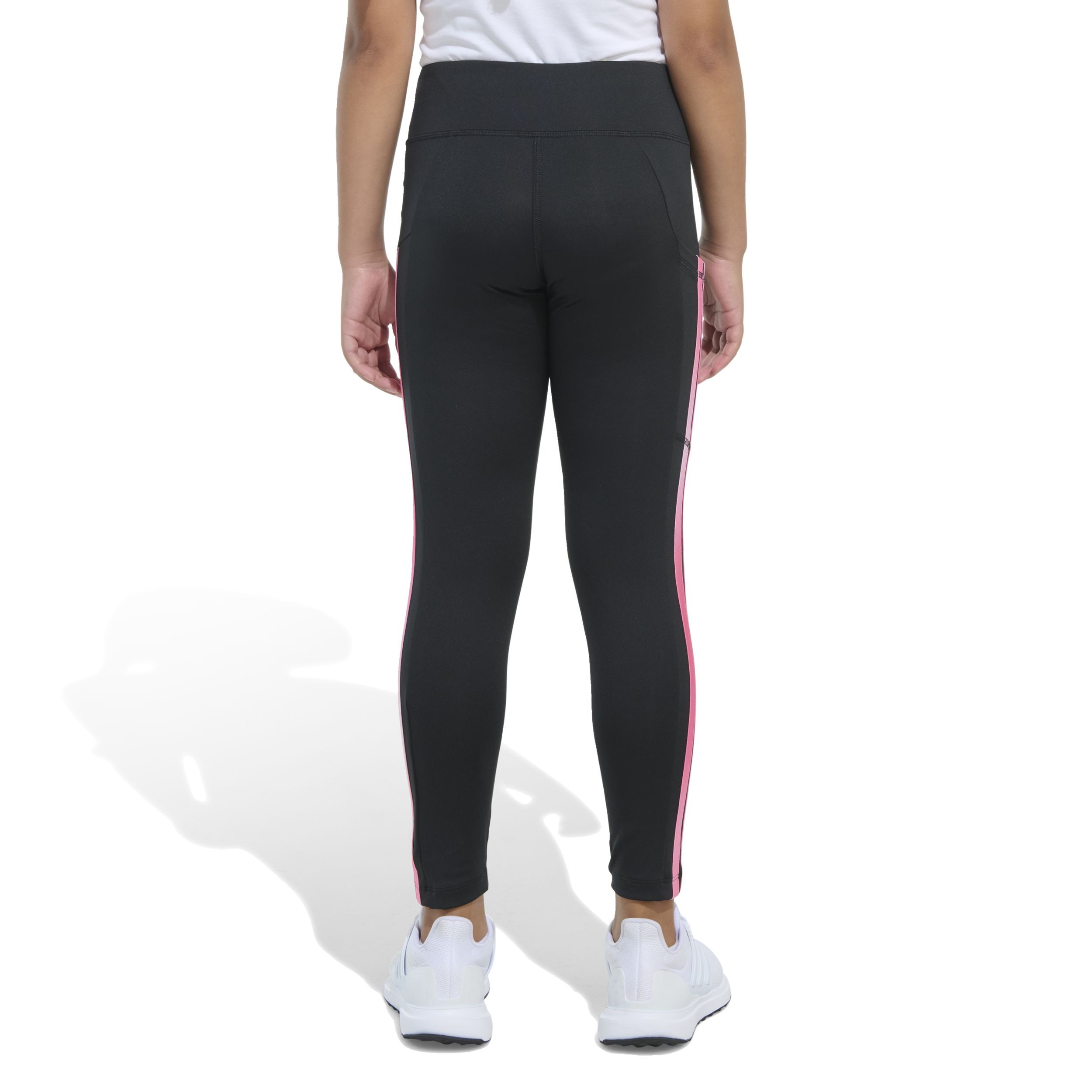 adidas Girls' 3-Stripe Cell Pocket Leggings