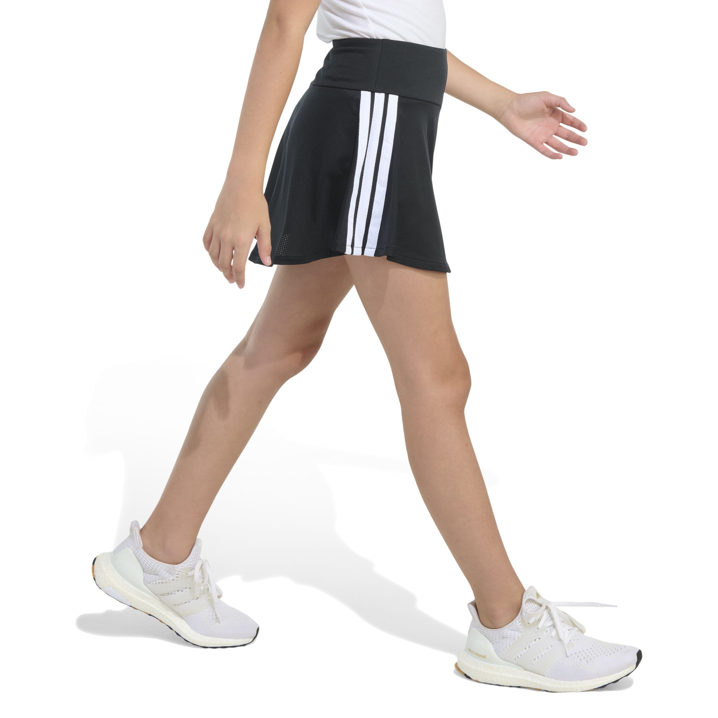 adidas Girls' 3-Stripe Flounce Skort
