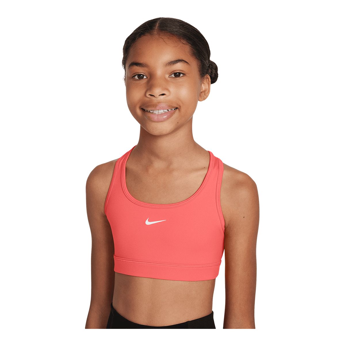 Nike Girls' Dri-FIT Swoosh Sports Bra