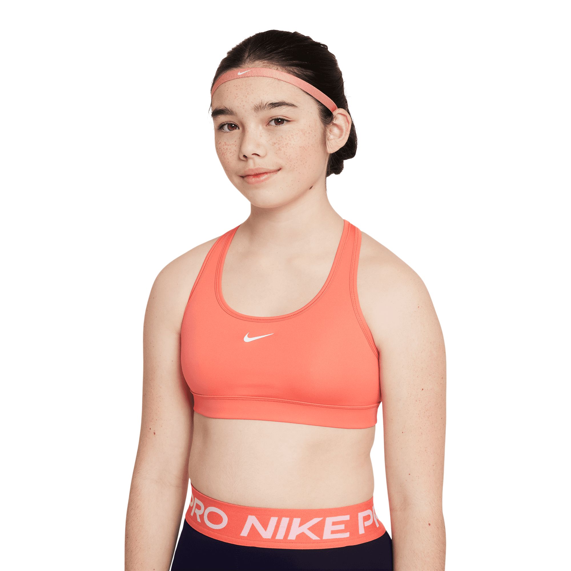 Nike Girls' Dri-FIT Swoosh Sports Bra