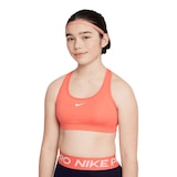 Nike Girls' Dri-FIT Swoosh Sports Bra Front_Flat