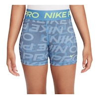 Nike Pro Girls' Dri-FIT Sport 5" Shorts Front_Flat