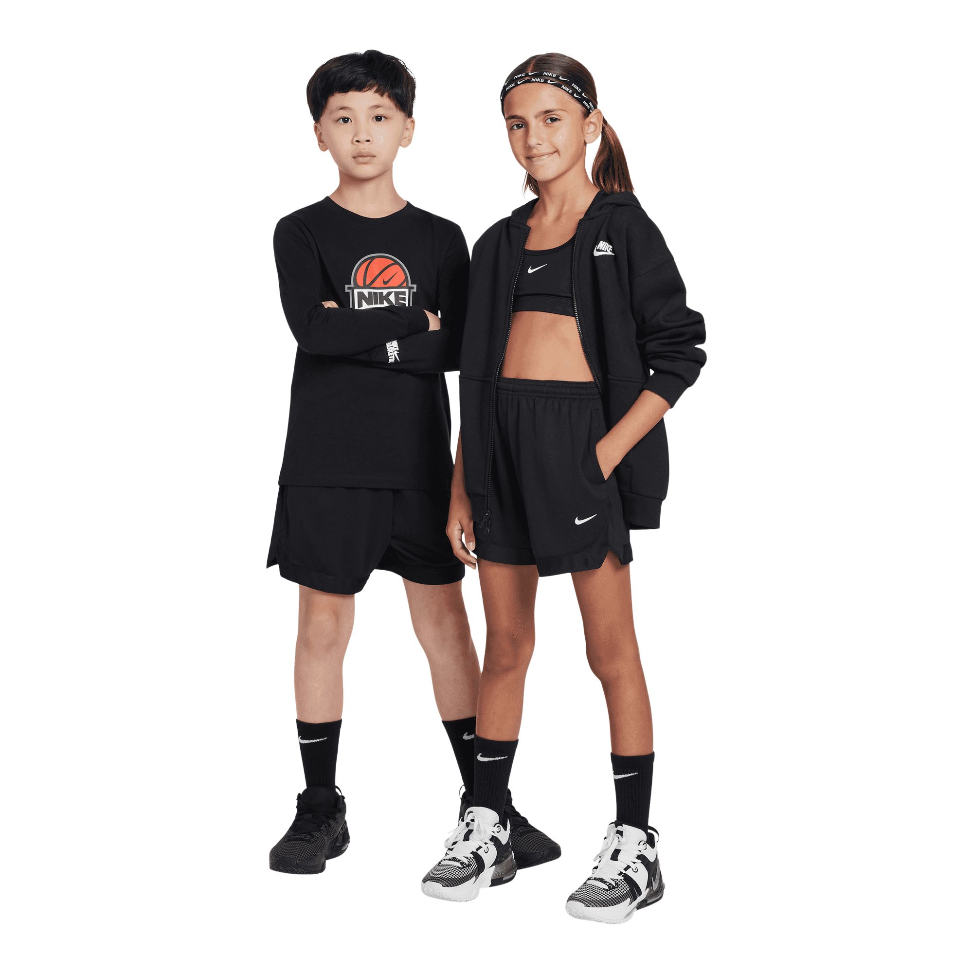 Nike Girls' Dri-FIT 5" Court Shorts