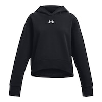 Under Armour Kids' Rival Fleece Hoodie Front_Flat
