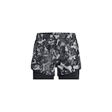 Under Armor Girls' Fly-By 2 in 1 Shorts Front_Flat
