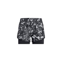 Under Armor Girls' Fly-By 2 in 1 Shorts Front_Flat