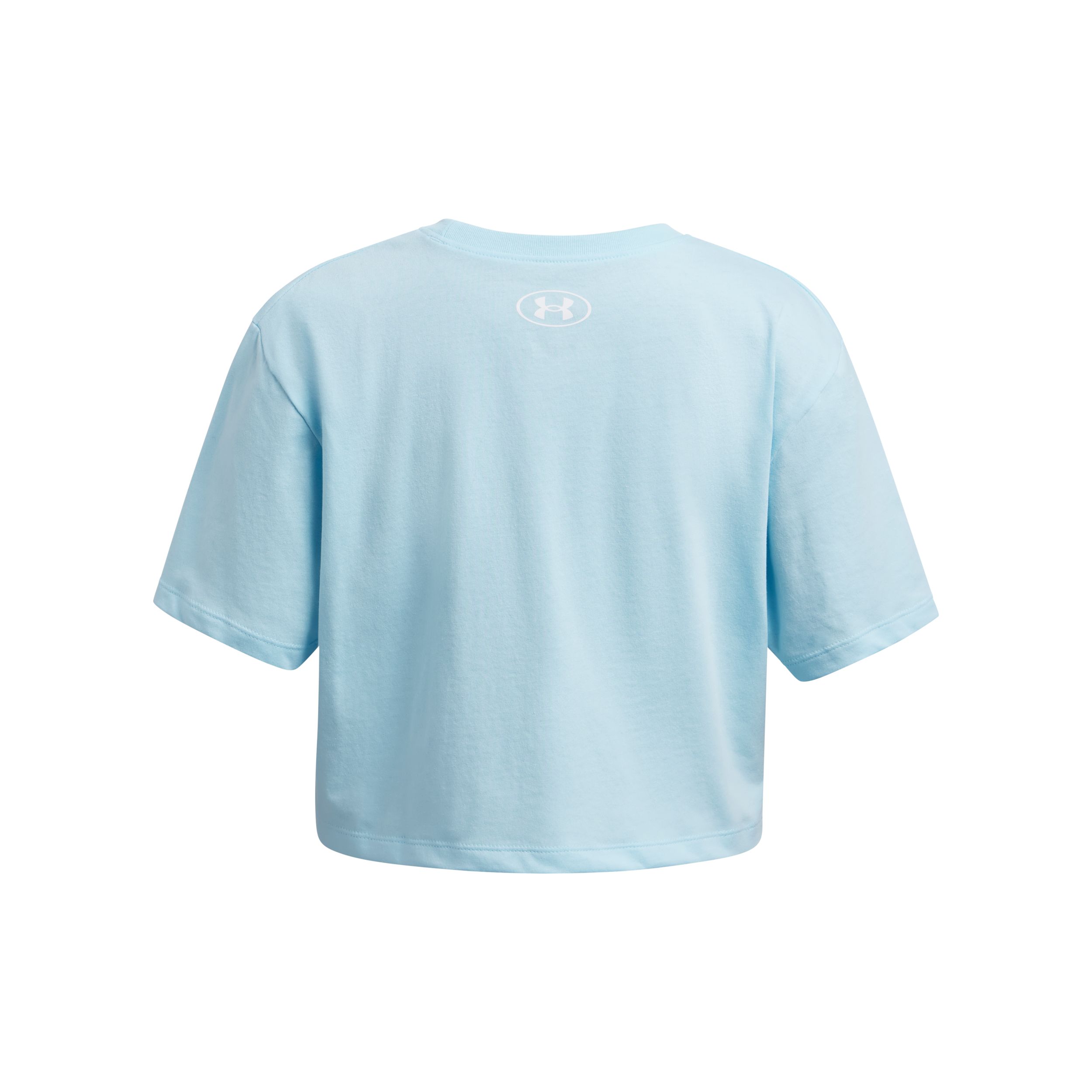 Under Armor Girls' Crop Sportstyle Logo T Shirt