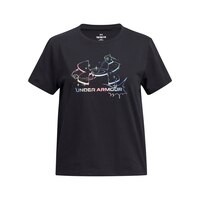 Under Armor Girls' Gradient Logo Graphic T Shirt Front_Flat