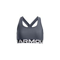 Under Armour Kids' Crossback HeatGear Sports Bra