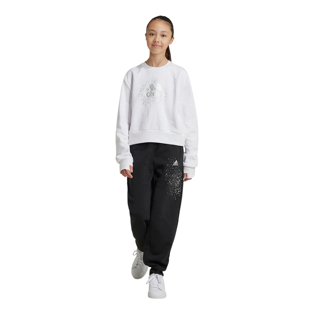 adidas Girls' Glam Sweat Pants