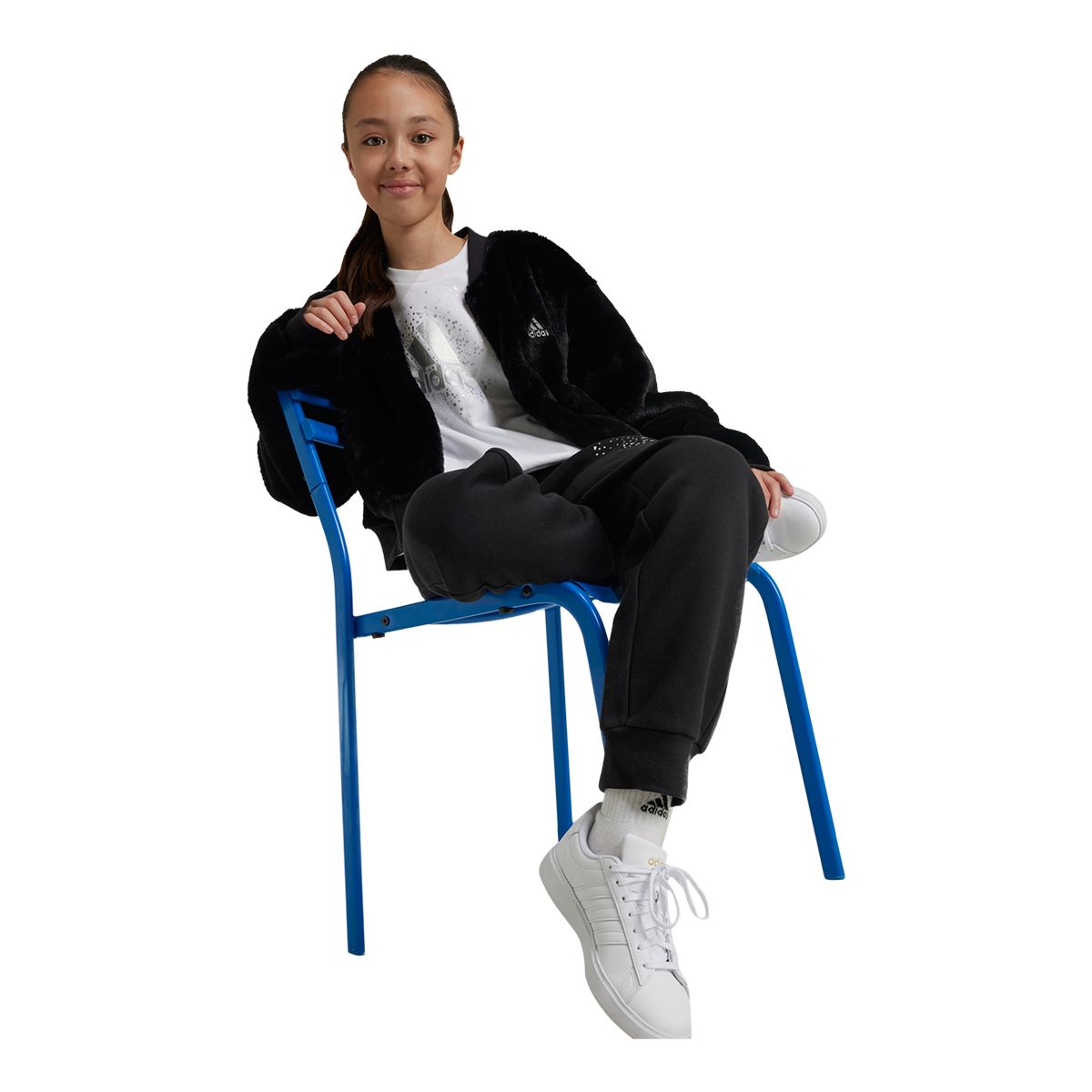 adidas Girls' Glam Sweat Pants