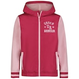 Under Armour Girls' Shirred Windbreaker Jacket Front_Flat