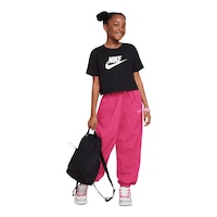 Nike Sportswear Girls' Futura Crop T Shirt Front_Flat