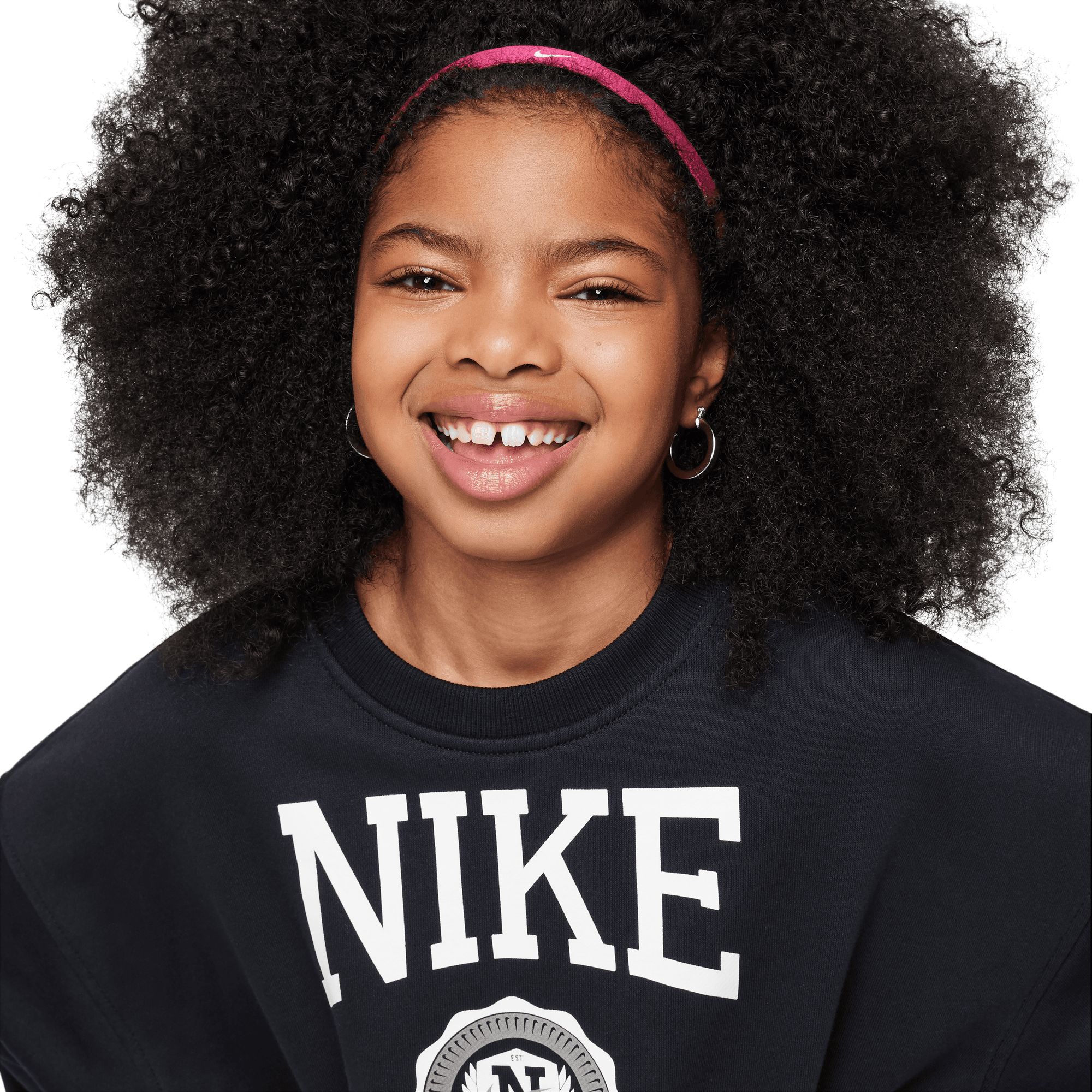 Nike Sportswear Girls' Club Football Boxy Sweatshirt