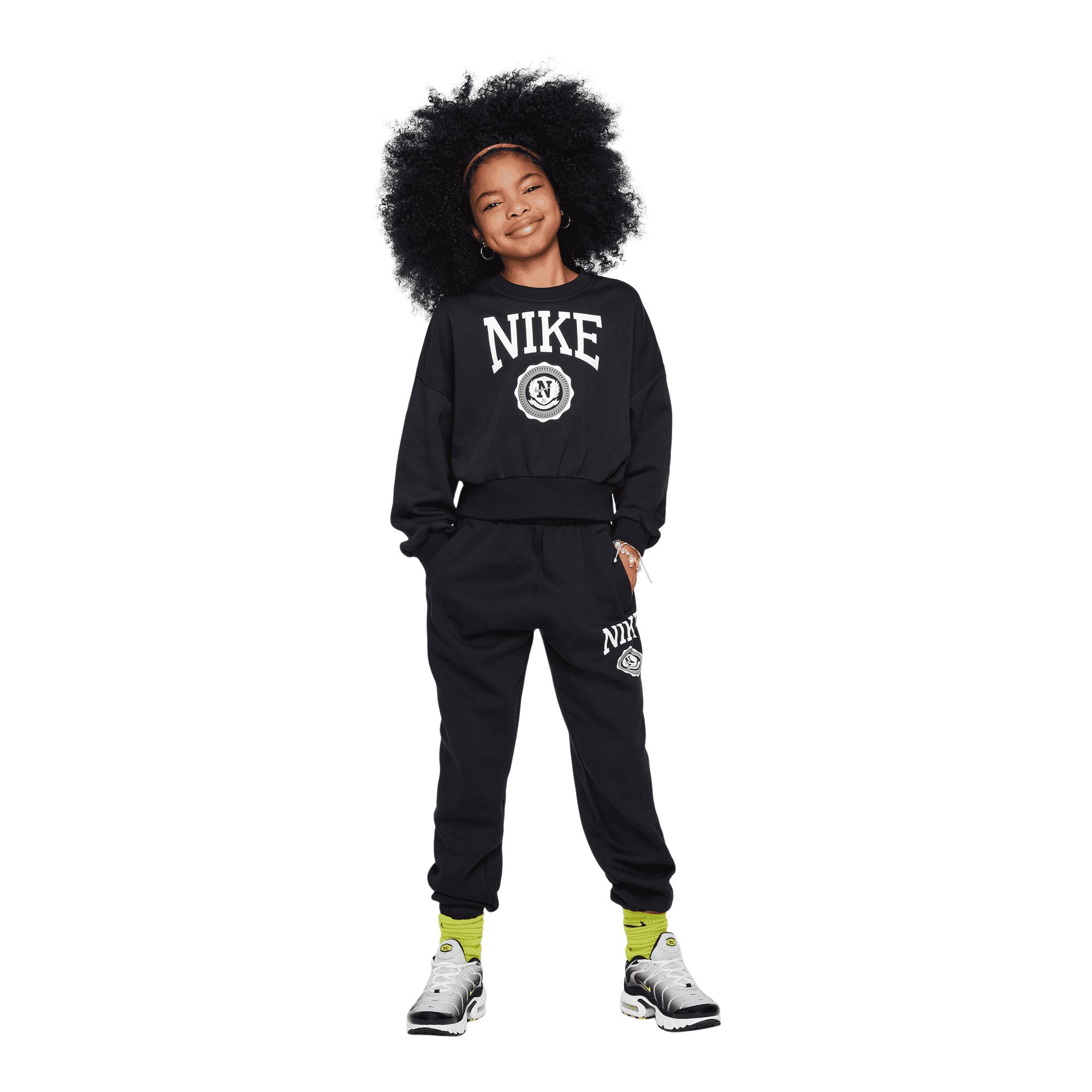 Nike Sportswear Girls' Club Football Boxy Sweatshirt