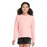 adidas Girls' Embroidered Pullover Sweatshirt Front_Flat
