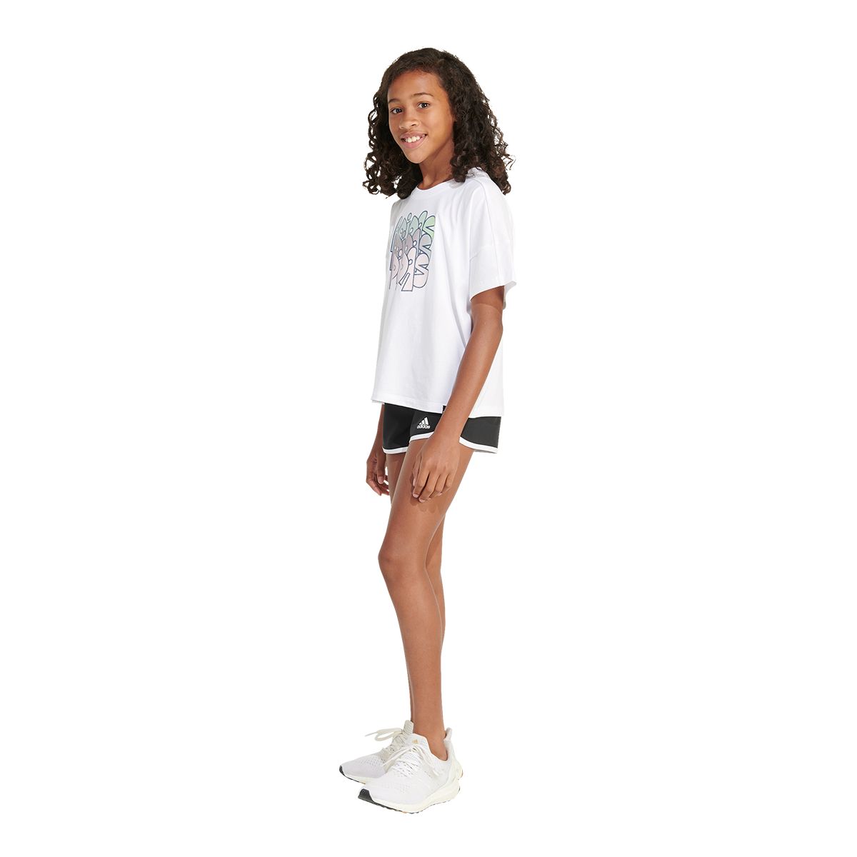 adidas Girls' Loose Boxy T Shirt