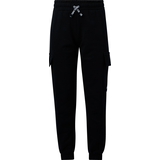 New Balance Girls' Fleece Cargo Pocket Jogger Pants Front_Flat
