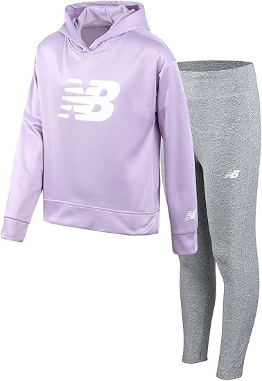 New Balance Girls' Legging And Hoodie Set