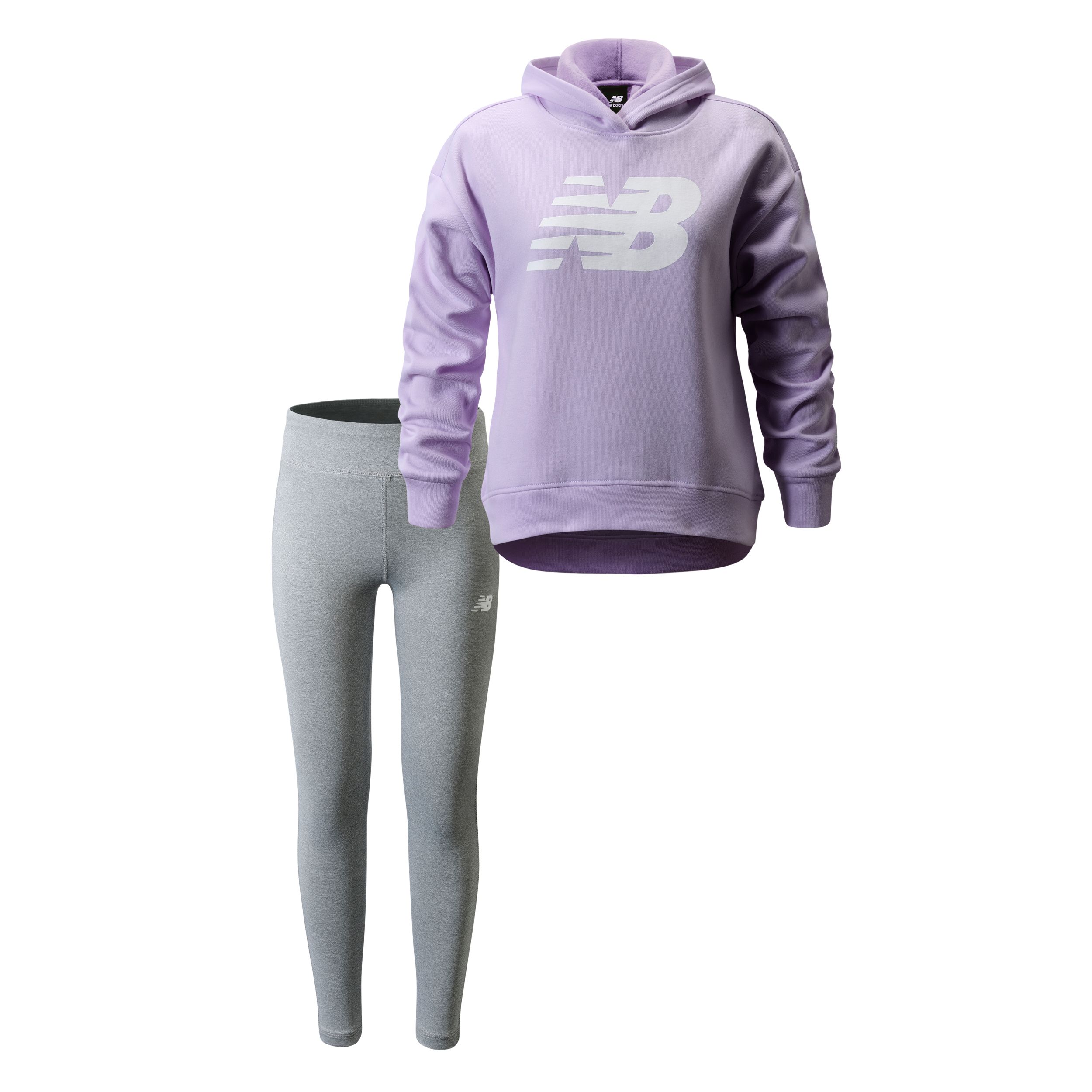New Balance Girls' Legging And Hoodie Set