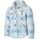 Ripzone Kids' Alessia Buffalo Plaid Fleece Hooded Shirt Front_Angled_Left