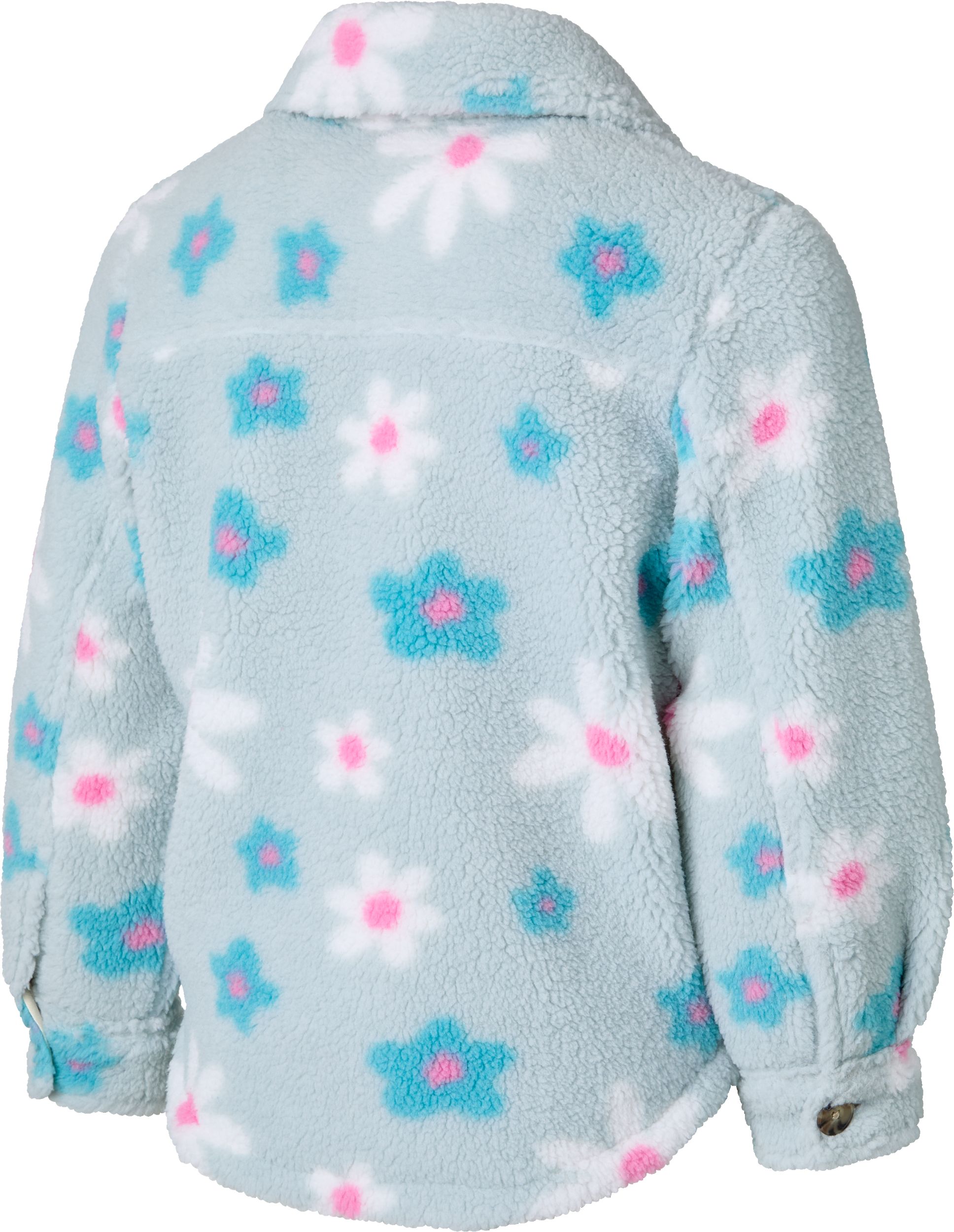 Ripzone Kids' Alessia Buffalo Plaid Fleece Hooded Shirt