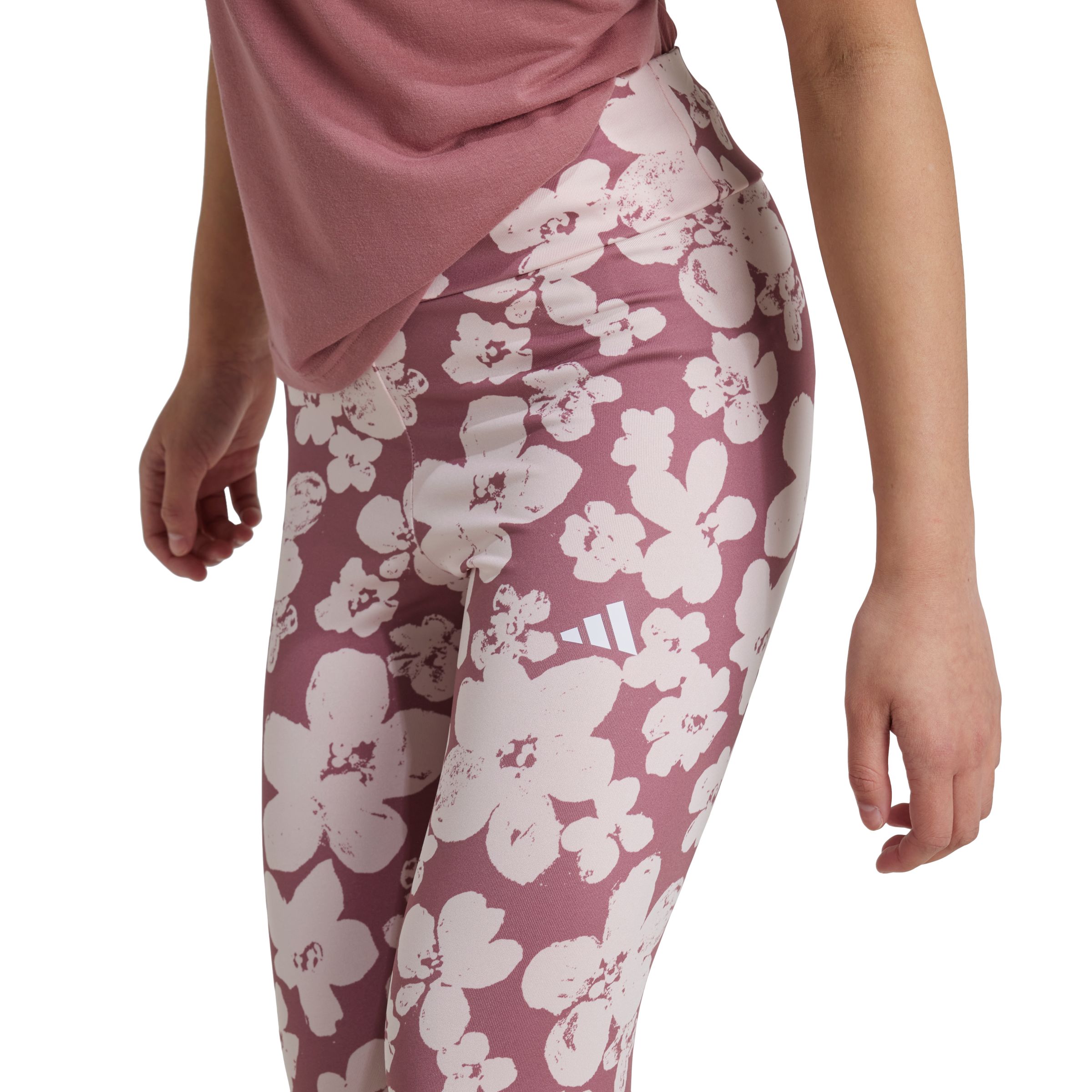 adidas Kids' Train Essentials Seasonal Printed 7/8 Leggings