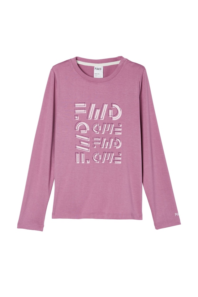 FWD Girls' Basic Logo Long Sleeve T Shirt