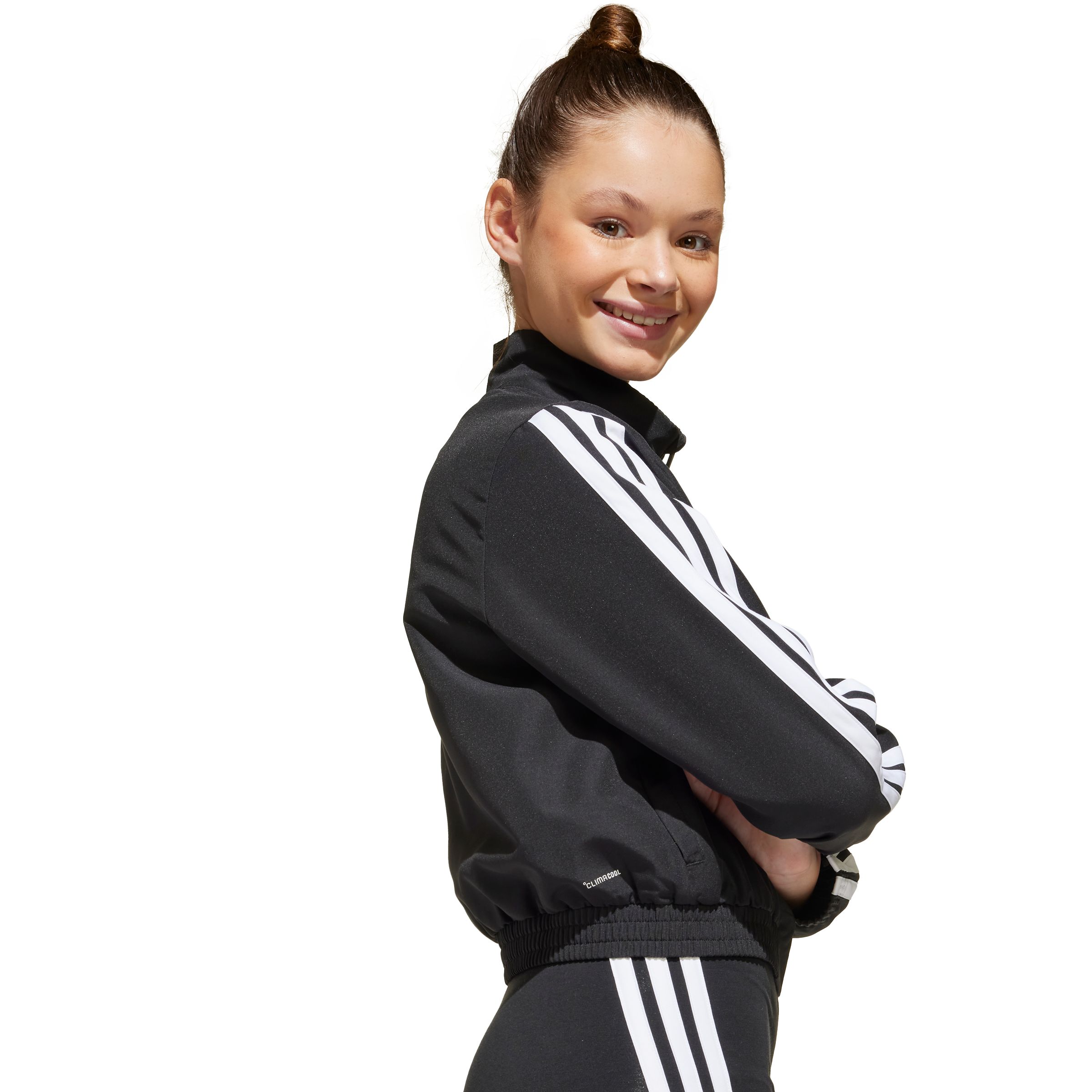 adidas Kids' JG 3-Stripe Woven Track Jacket