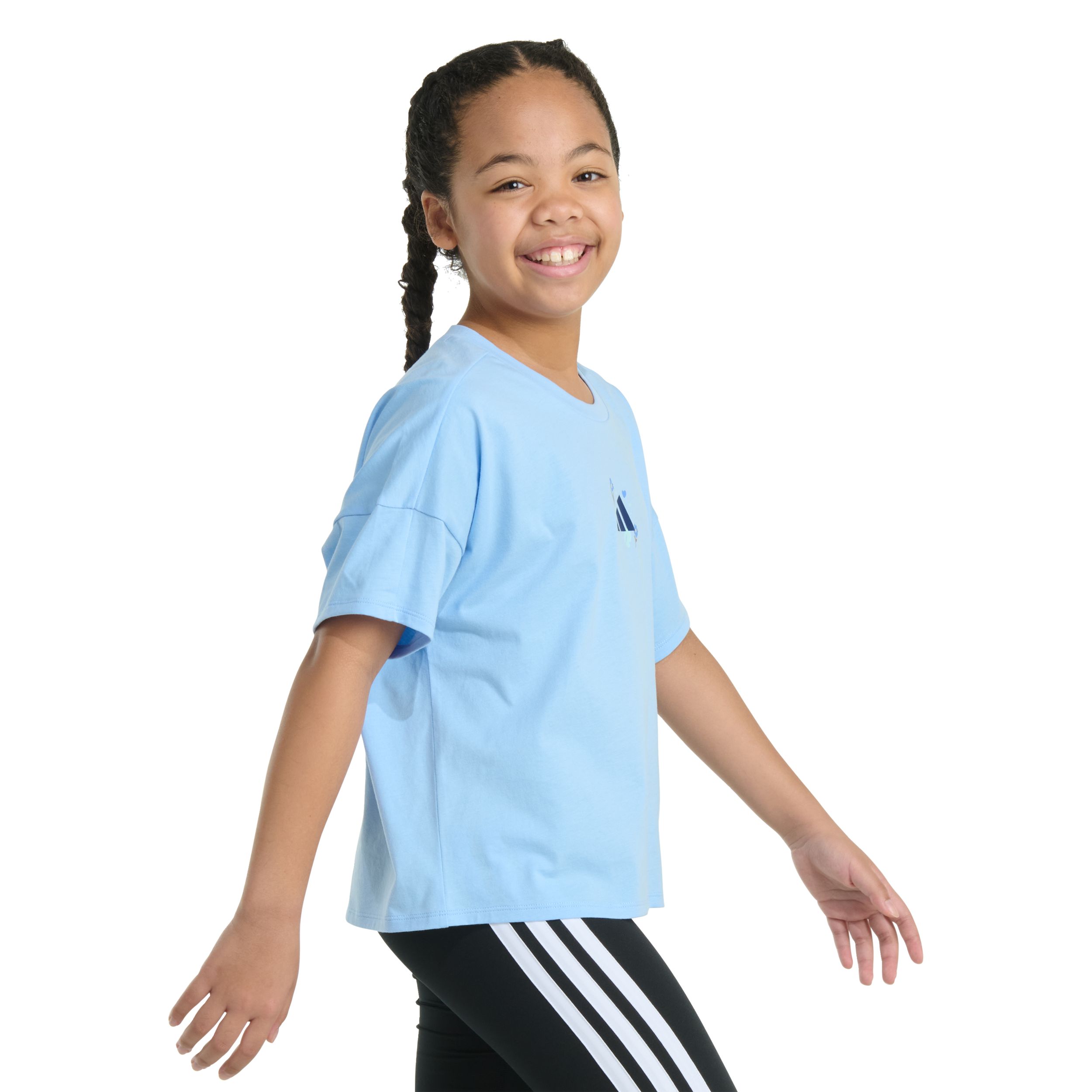 adidas Kids' Drop Shoulder Short Sleeve T-shirt