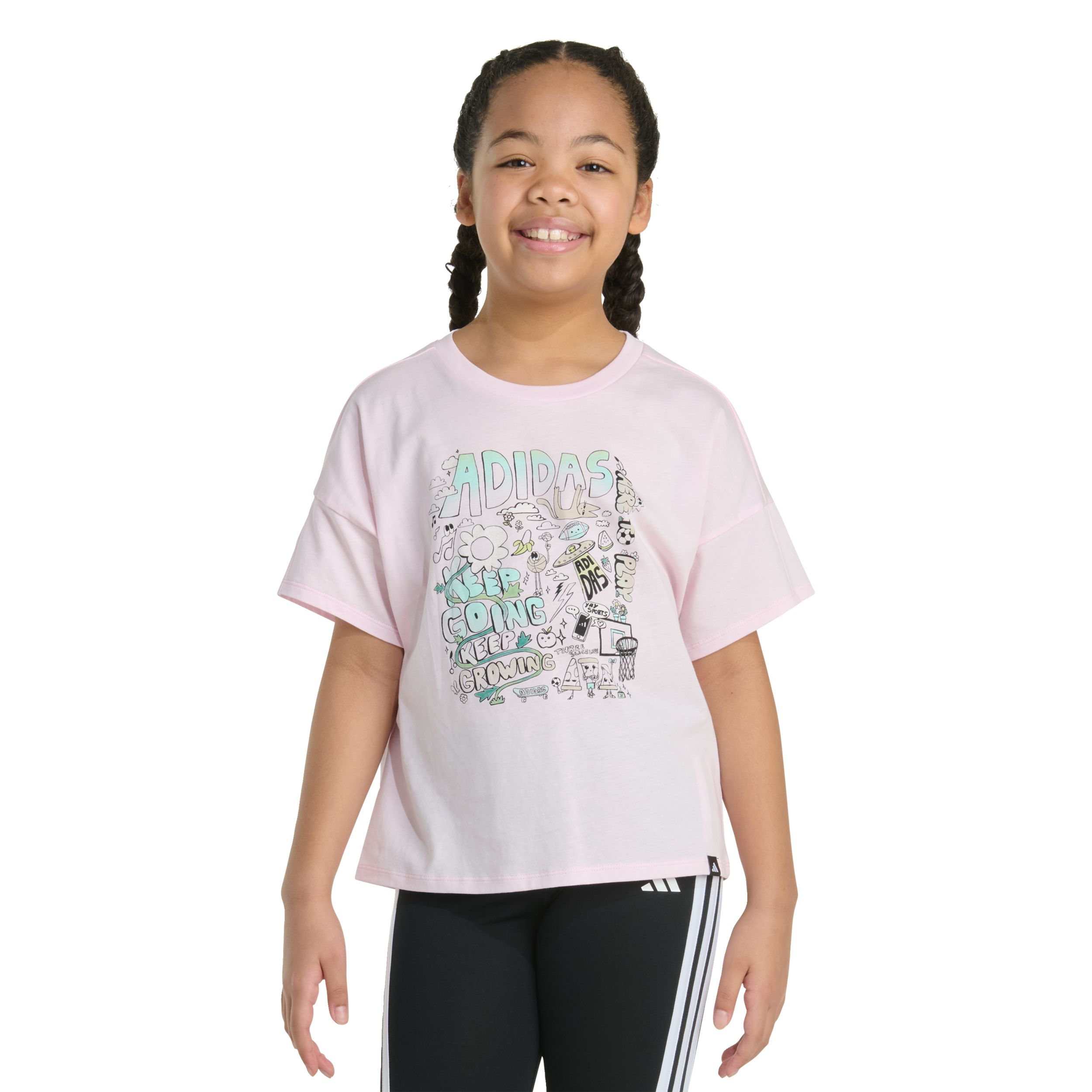 adidas Kids' Drop Shoulder T-shirt