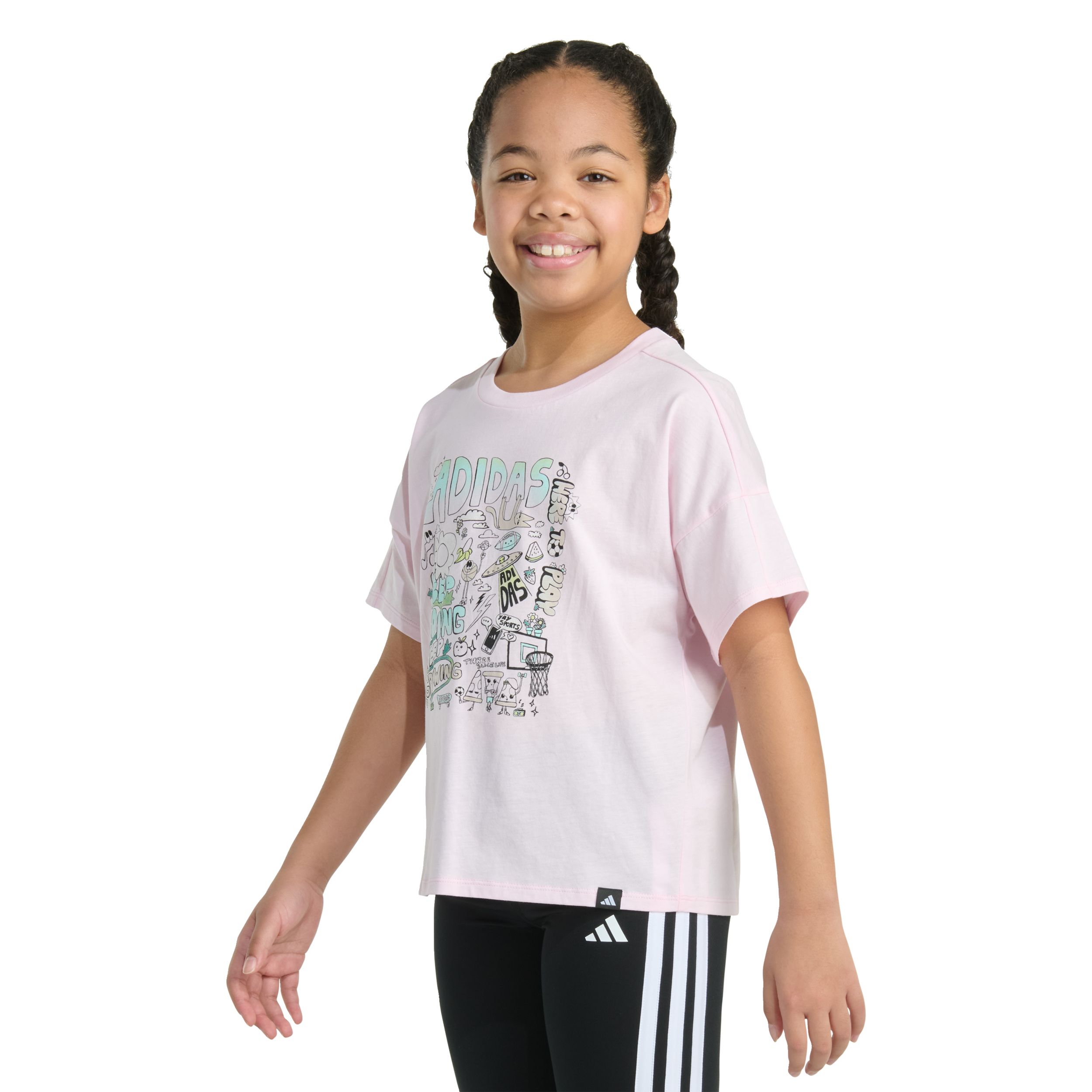 adidas Kids' Drop Shoulder T-shirt