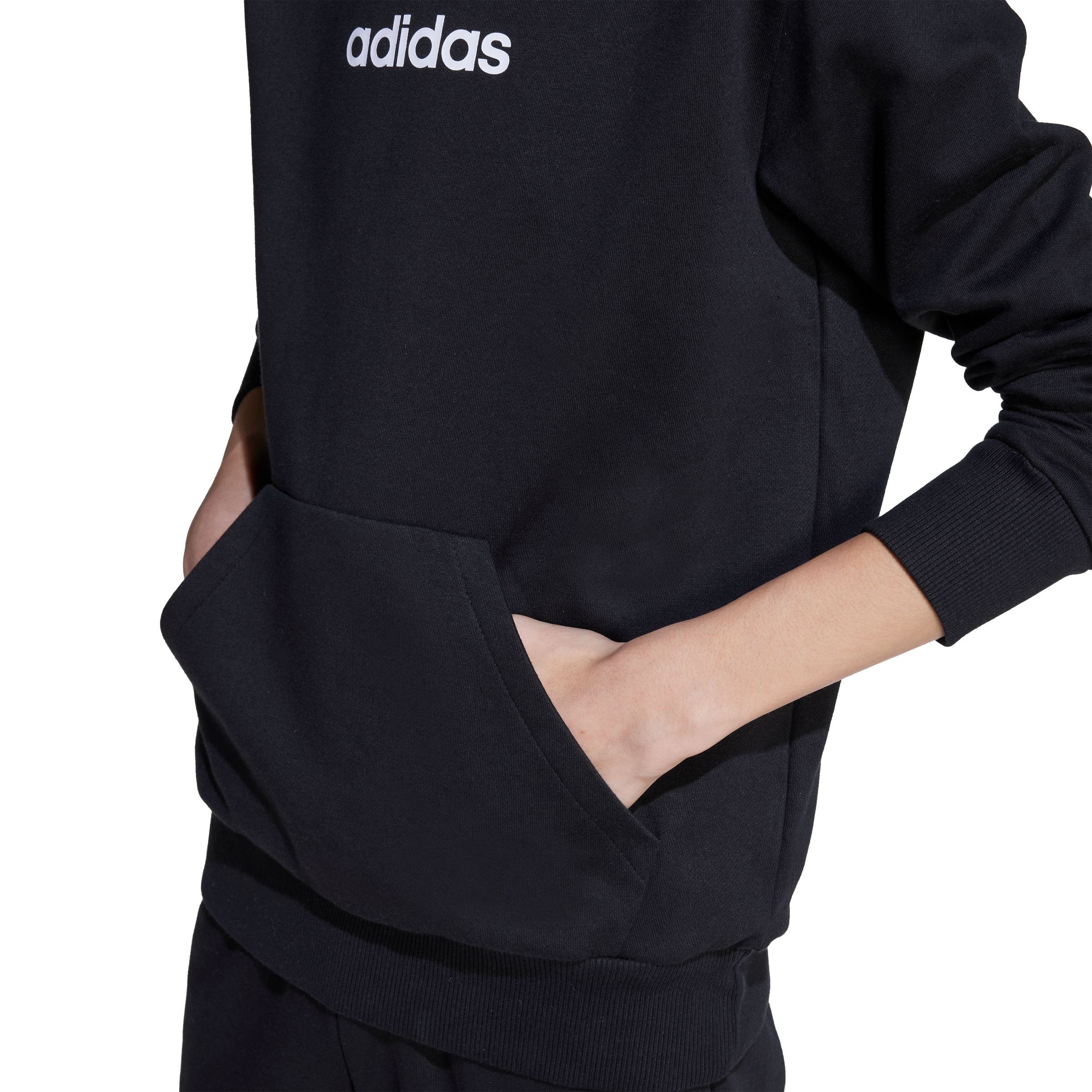 adidas Kids' Linear Fleece Hoodie