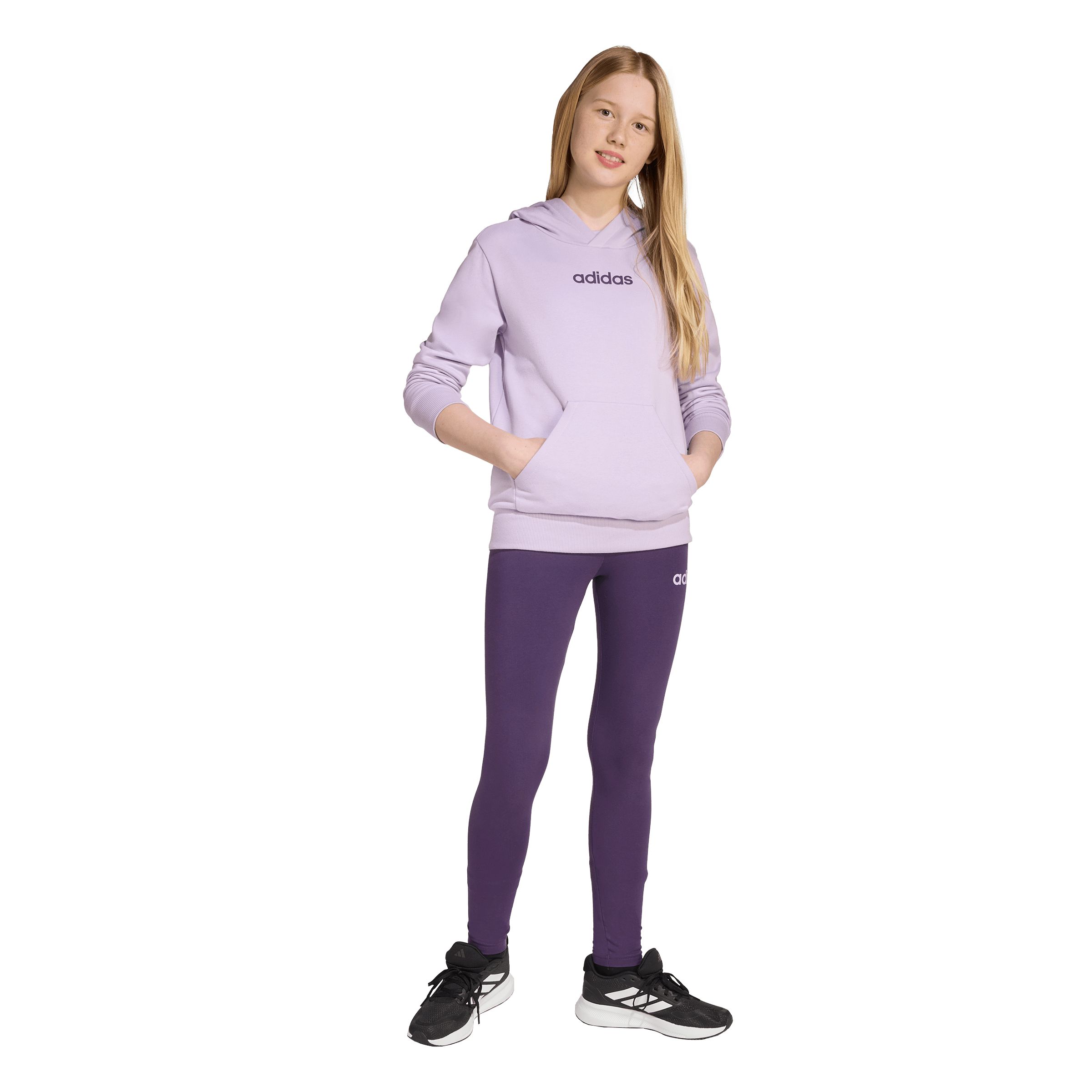 adidas Kids' Linear Fleece Hoodie