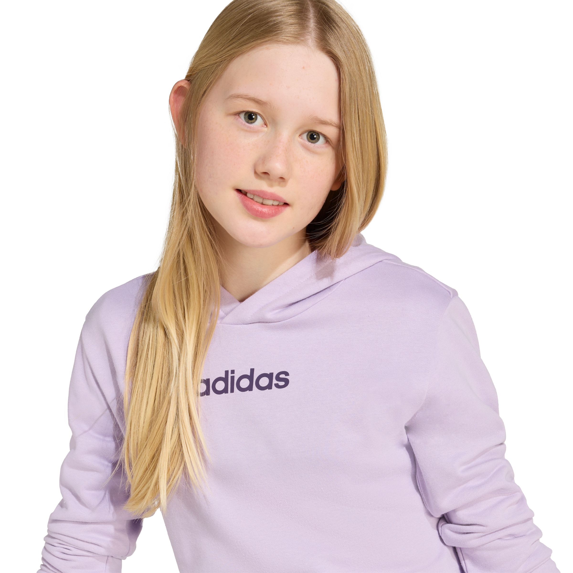 adidas Kids' Linear Fleece Hoodie