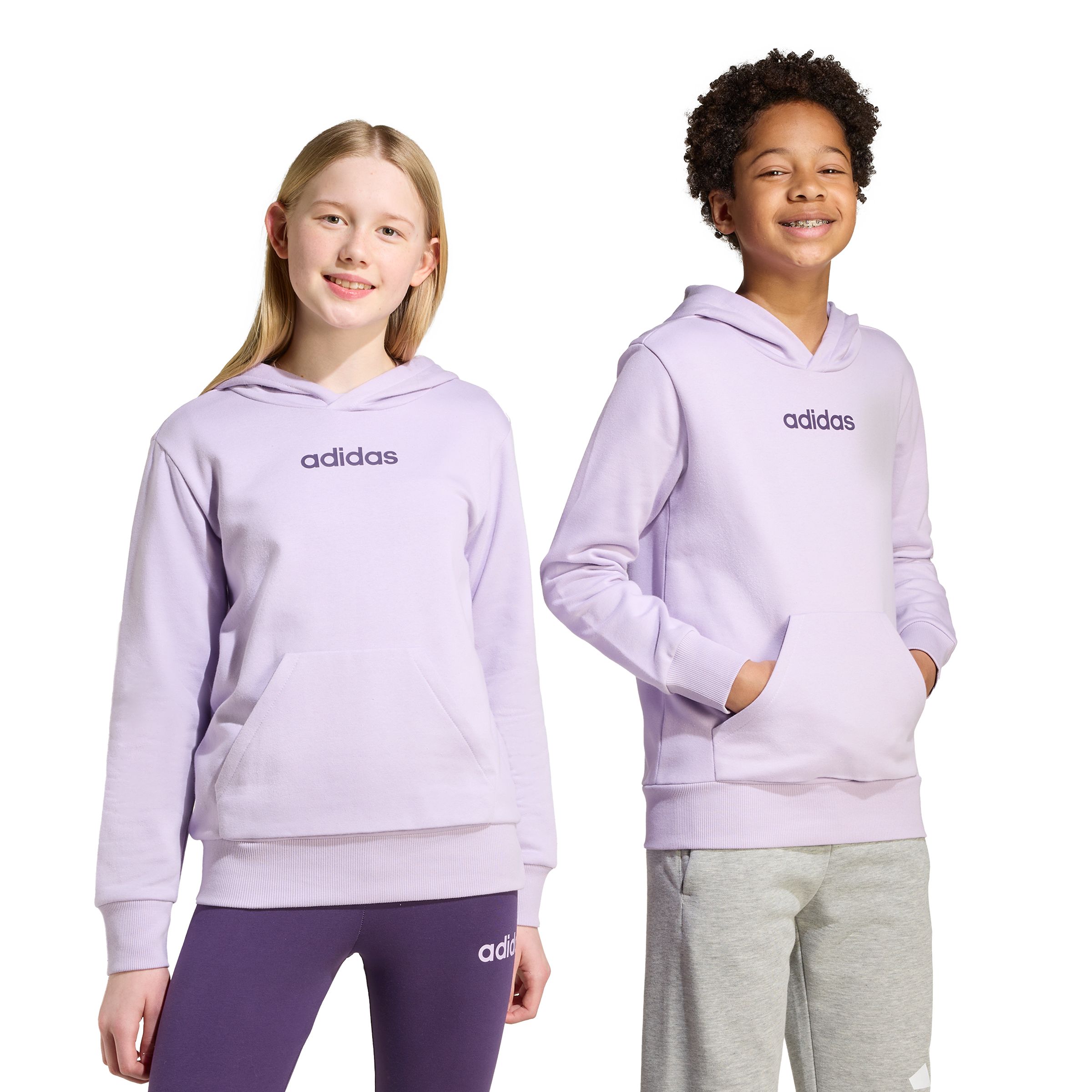 adidas Kids' Linear Fleece Hoodie