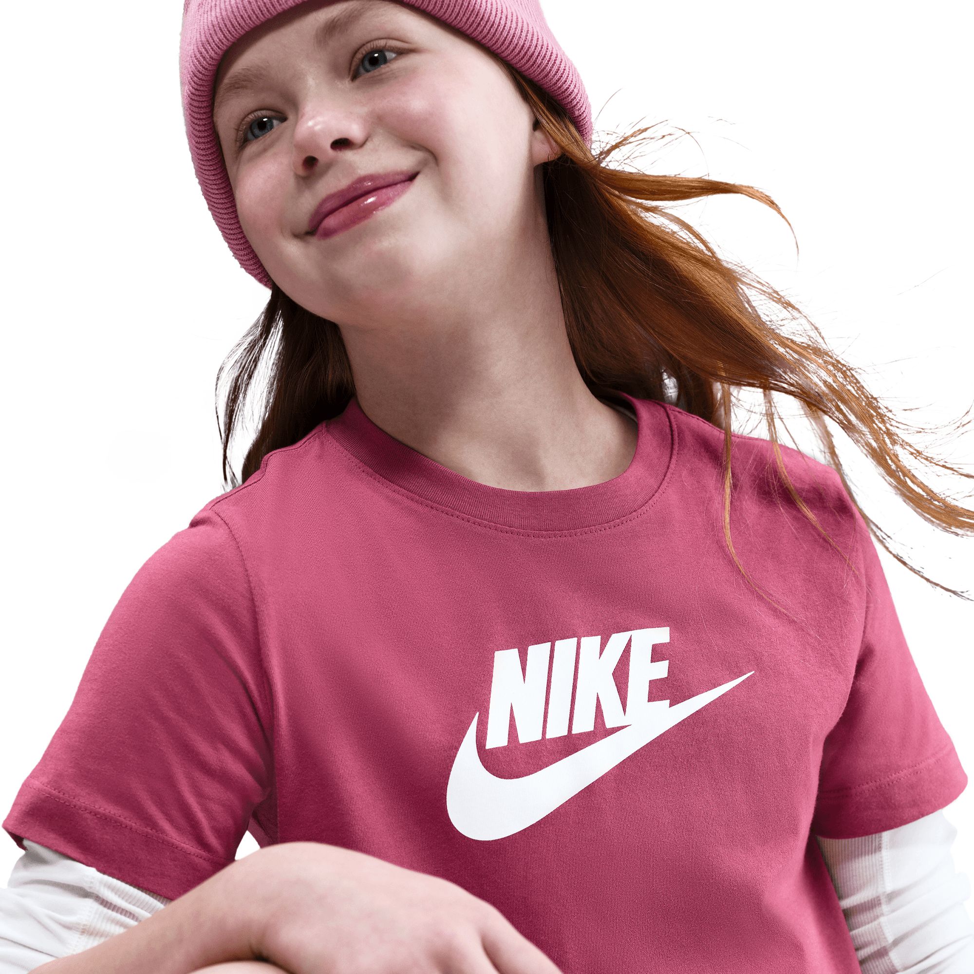 Nike Sportswear Girls' Futura Crop T Shirt