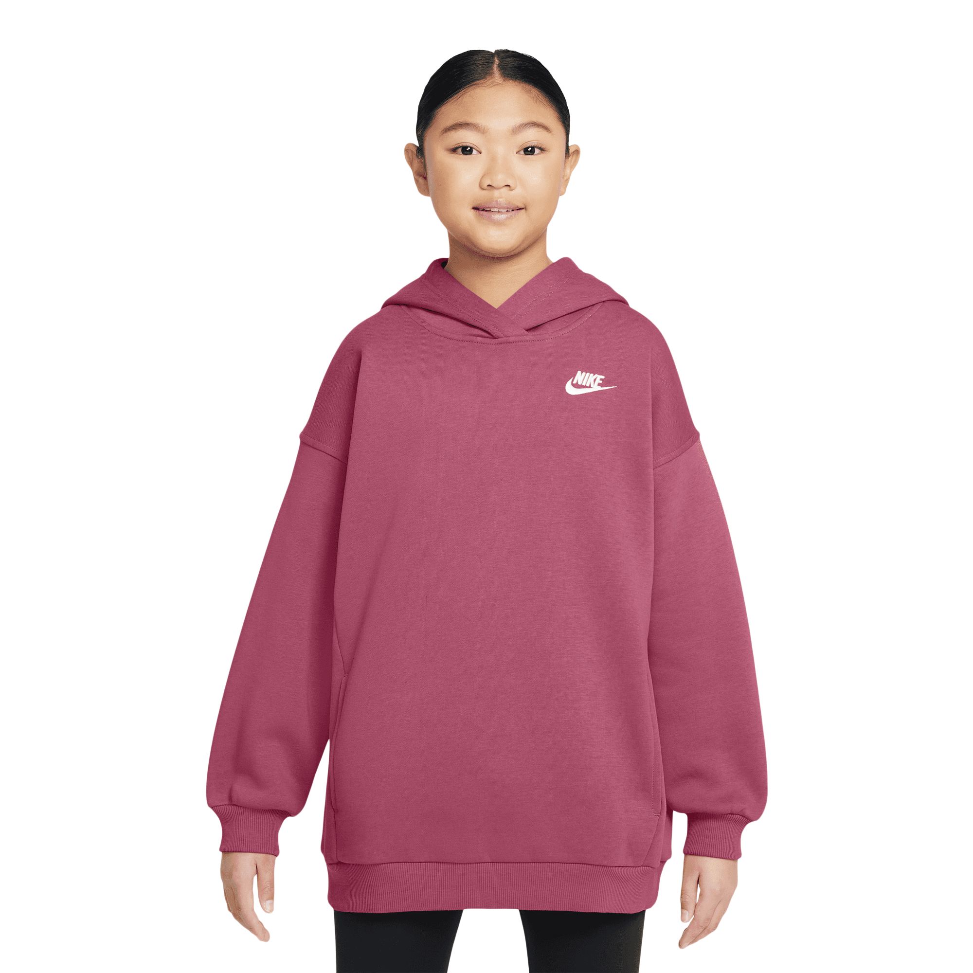 Nike Sportswear Girls' Club Oversized Pullover Hoodie