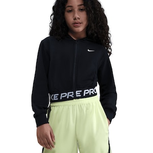 Nike Pro Girls' Dri-FIT Fleece Full Zip Hoodie