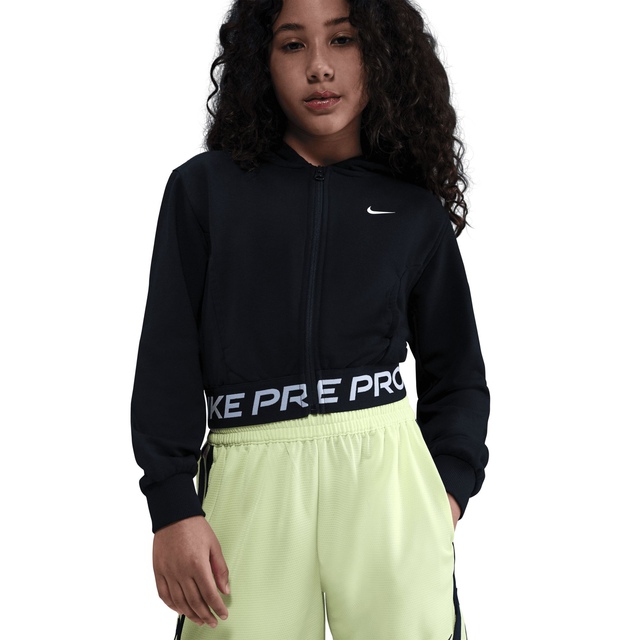 Nike Pro Girls' Dri-FIT Fleece Full Zip Hoodie